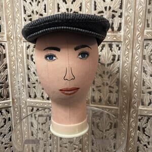 Vintage Golden Gate Hats L.A. Newsboy Cap Hat Walking Gatsby Tweed USA Made-S